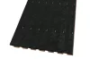 Fa hatású lamella falburkolat, hangszigetelő filc hátlappal (260cmx30cmx1,7 cm) - világos tölgy+fekete