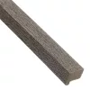 Záróelem fa hatású hangszigetelő filc lamella falburkolathoz (260cmx2cmx1,5 cm) - szürke tölgy