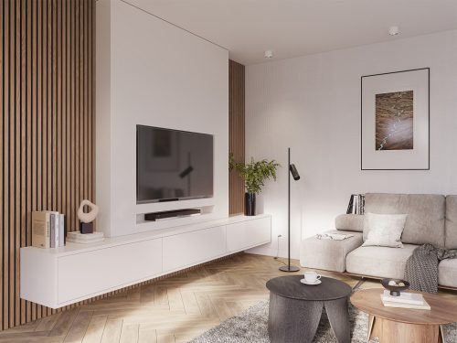 Fa hatású lamella falburkolat, hangszigetelő filc hátlappal (260cmx30cmx1,7 cm) - bronz tölgy+fekete