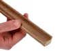 Záróelem fa hatású hangszigetelő filc lamella falburkolathoz (260cmx2cmx1,5 cm) - bronz tölgy