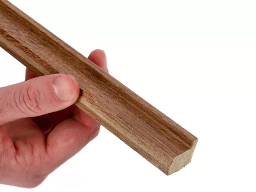 Záróelem fa hatású hangszigetelő filc lamella falburkolathoz (260cmx2cmx1,5 cm) - bronz tölgy