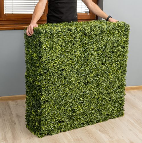 Természetes Hatású Térelválasztó Mű Sövényfal 1x1m - Cserje