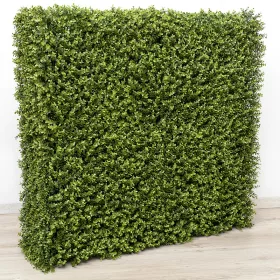   Természetes Hatású Térelválasztó Mű Sövényfal 1x1m - Buxus