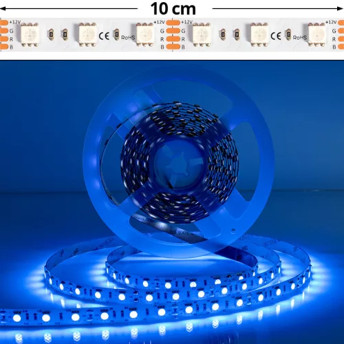 Prémium UV LED szalag 12V 395-400nm 60 LED/méter IP20