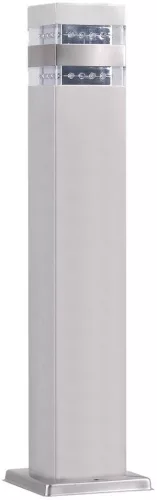 JOLLA kerti állólámpa 50cm LED, meleg fehér, Nikkel