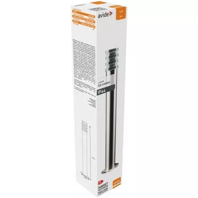SUNSET kültéri állólámpa 50cm LED, 1.5W, 4000K, Szatén Nikkel