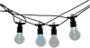 Kültéri RGB izzósor 5m, 10db fényforrás, PAPAYA, távirányítóval