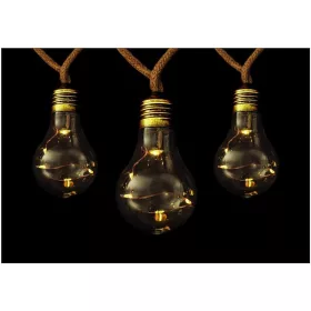 Napelemes fényfüzér 5m, 10db meleg fehér MicroLED