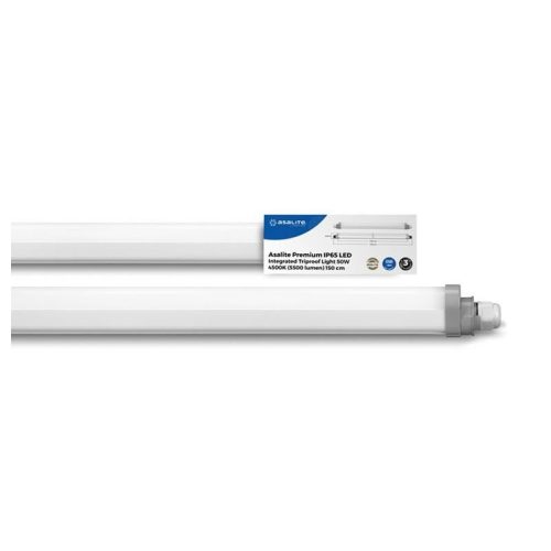 Prémium Por-és Páramentes Integrált LED Armatúra 150cm 50W 4500K 5500 lm IP65