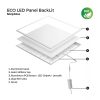 Asalite ECO LED Panel 60x60cm 30W 3200lm 4000K BackLit