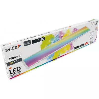 Okos, 60x60cm-es, 36W-os RGB+CCT LED panel távirányítóval