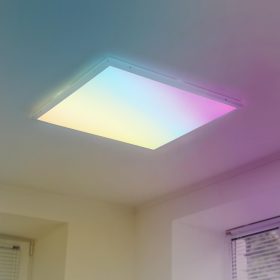 Okos, 60x60cm-es, 36W-os RGB+CCT LED panel távirányítóval