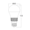 Braytron Premium E27 LED izzó 13.5W teljesítménnyel és 5 állítható színhőmérséklettel