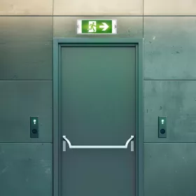 Braytron BRY-EXIT LED vészvilágító és kijáratjelző lámpa, IP54-es védettséggel és 2 óra üzemidővel.