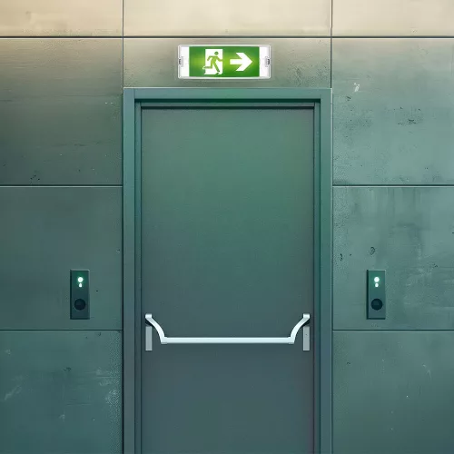 Braytron BRY-EXIT LED vészvilágító és kijáratjelző lámpa, IP54-es védettséggel és 2 óra üzemidővel.
