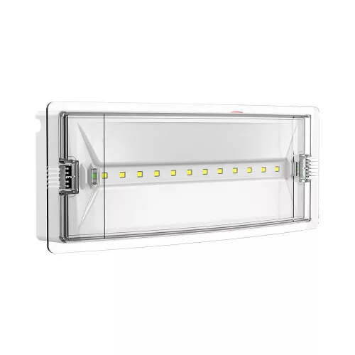 Braytron BRY-EXIT LED vészvilágító és kijáratjelző lámpa, IP54-es védettséggel és 2 óra üzemidővel.
