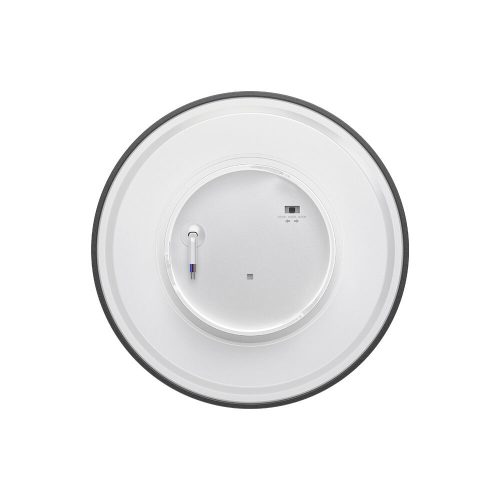 PALERMO modern, fekete, kerek, IP65 vízálló fali lámpa "halo" effektussal és CCT funkcióval