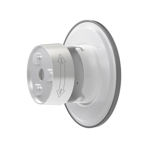 PALERMO modern, szürke, IP65 vízálló fali lámpa "halo" effektussal és CCT fehér fénnyel