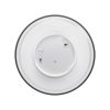PALERMO modern, fekete, IP65 vízálló fali lámpa "halo" effektussal és CCT fehér fénnyel 12W 22cm