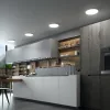 Braytron JADE 20W ultra slim kerek LED mennyezeti lámpa, 3in1 CCT színhőmérséklet mikrokapcsolóval állítható, IP40 porvédelemmel.