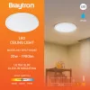 Braytron JADE 20W ultra slim kerek LED mennyezeti lámpa, 3in1 CCT színhőmérséklet mikrokapcsolóval állítható, IP40 porvédelemmel.