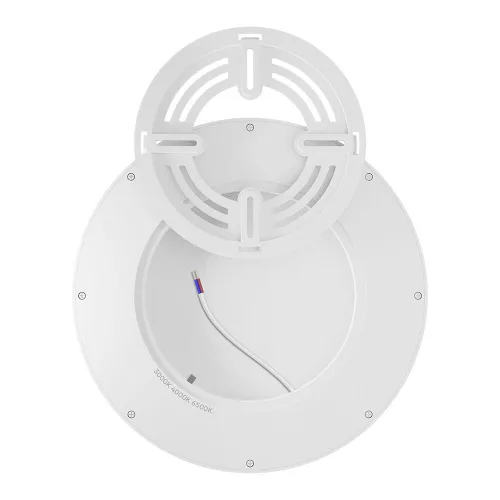Braytron JADE 20W ultra slim kerek LED mennyezeti lámpa, 3in1 CCT színhőmérséklet mikrokapcsolóval állítható, IP40 porvédelemmel.
