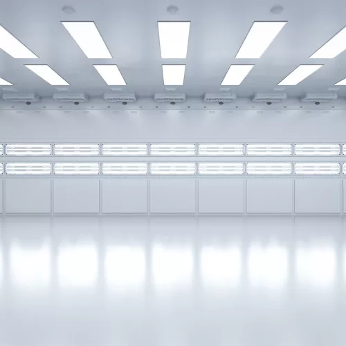 Braytron 120x30 cm-es LED panel állítható teljesítménnyel és színnel, fehér kerettel