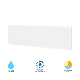 Falon kívüli készre szerelt Braytron 120x60 cm LED panel beépített kerettel és IP40 bogármentes védelemmel