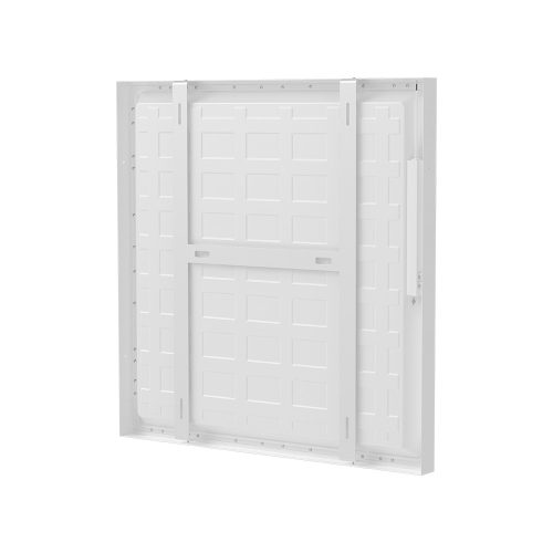 Falon kívüli készre szerelt Braytron 60x60 cm LED panel beépített kerettel és IP40 bogármentes védelemmel