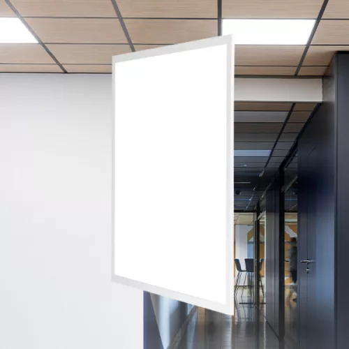 Braytron 60x60 cm-es LED panel állítható teljesítménnyel és színnel, fehér kerettel