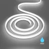 Neon Flex LED szalag 220V 6W/m Hideg fehér 6500K 350lm/m 8x16mm