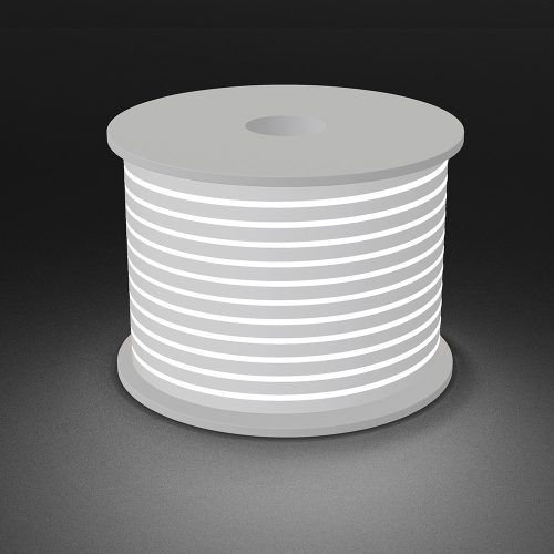 Neon Flex LED szalag 220V 6W/m Hideg fehér 6500K 350lm/m 8x16mm