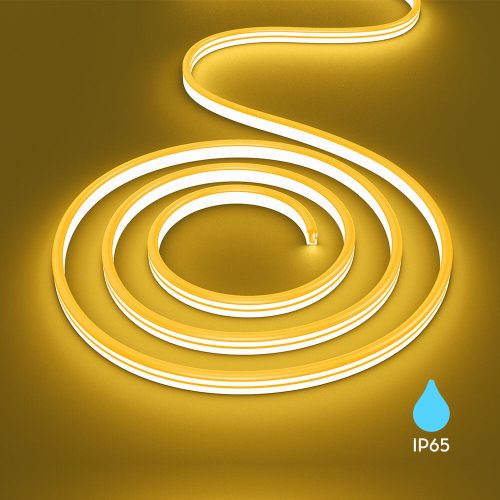 Neon Flex LED szalag 220V 6W/m Borostyán 350lm/m 8x16mm - Braytron