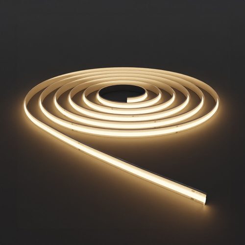 COBLINE COB LED szalag 220V, 3000K Meleg fehér, 12W/m, 1250lm/m 360LED/m, 10mm, IP65 - Braytron