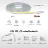 COBLINE COB LED szalag 220V, 3000K Meleg fehér, 12W/m, 1250lm/m 360LED/m, 10mm, IP65 - Braytron