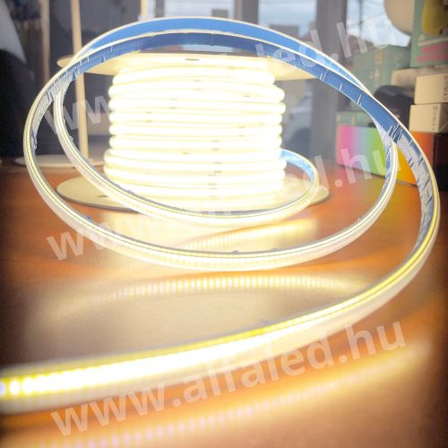COBLINE COB LED szalag 220V, 4000K Természetes fehér, 12W/m, 1250lm/m 360LED/m, 10mm, IP65 - Braytron