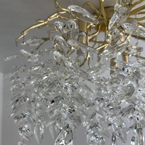 Luxus mennyezeti kristály csillár Ø60cm 9xG9