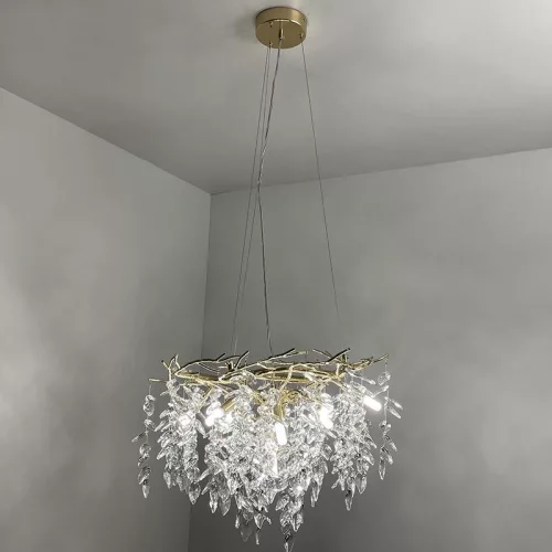 Luxus függő kristály csillár Ø60cm 9xG9