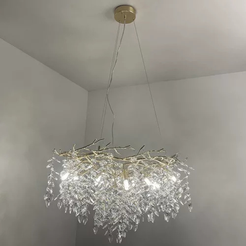 Luxus függő kristály csillár Ø80cm 12xG9