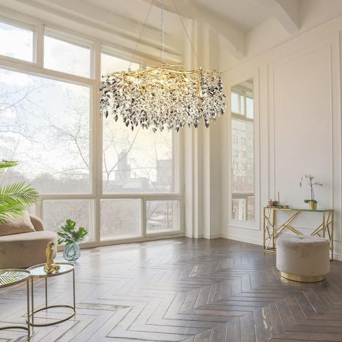 Luxus függő kristály csillár Ø80cm 12xG9