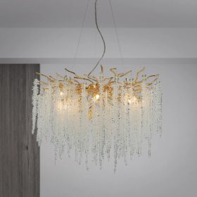 Luxury függő mennyezeti kristály csillár Ø80cm 13xG9