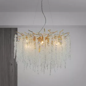 Luxury függő mennyezeti kristály csillár Ø80cm 13xG9