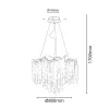Luxury függő kristály csillár Ø80cm 13xG9