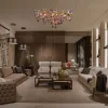 Luxury FLOW mennyezeti kristály csillár Ø80cm 12xG9