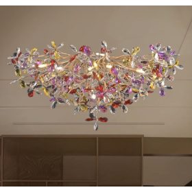 Luxury FLOW mennyezeti kristály csillár Ø80cm 12xG9