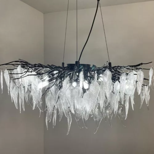 Függő kristály csillár Ø80cm 12xG9