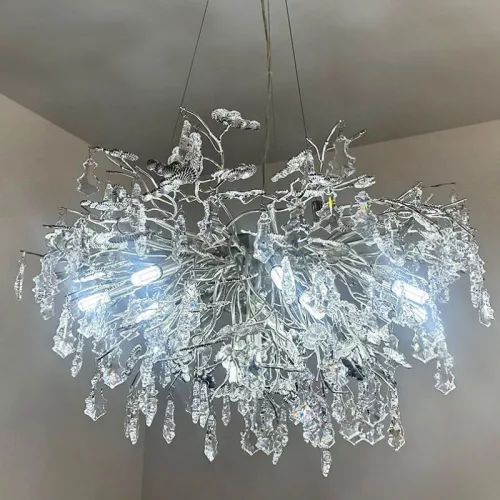 Luxus mennyezeti függő kristály lámpa Ø80cm 12xG9