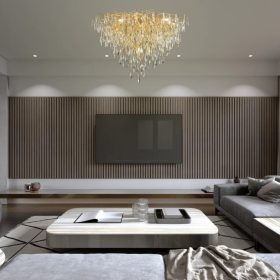 Luxury mennyezeti kristály csillár Ø80cm 12xG9