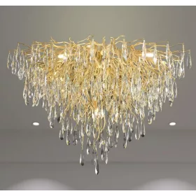 Luxury mennyezeti kristály csillár Ø80cm 12xG9
