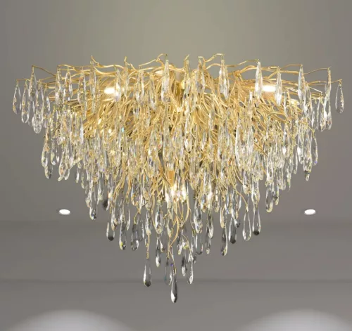 Luxury mennyezeti kristály csillár Ø80cm 12xG9